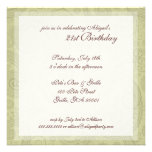 Swirl Pattern Birthday Party Invitations invitations