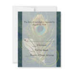Swirl Peacock Feather -Click to View MATCHING SET- Invitations
