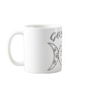 Swirl Triple Goddess Symbol mugs