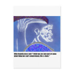Swirl Winged Fairy Under Mushroom4(with caption) Postcards