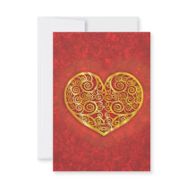 Swirled Love Personalized Invite