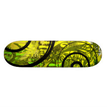 Swirlie Green Orb Skate Boards