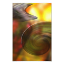 Swirling Abstract of Colors Photo