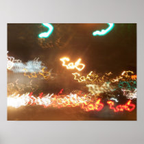 Swirling City Print