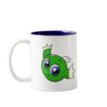 Swirling green kiko mugs