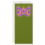 Swirling Vintage Butterfly Customized Rack Card