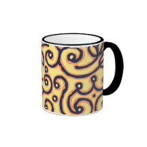 Swirls #4 coffee mugs