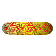 Swirls - custom skateboard