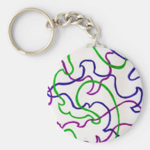swirls key chain