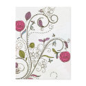 Swirls of Spring Flowers postcards