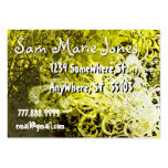 Swirls Yellow and Green Grunged Business Card