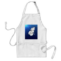 Swirly Betta on Blue