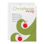 Swirly Christmas invitations