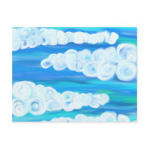 Swirly Clouds Post Cards