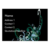 Swirly Distressed Paint Splats - Customised Business Cards