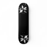 Swirly Flower By Naomi - Black & White
