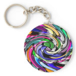 Swirly Mosaic keychains