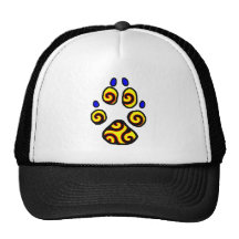Swirly Paw Mesh Hat