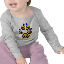 Swirly Paw Tee Shirts
