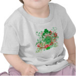 Swirly Shamrocks St. Patrick's Day t-shirts