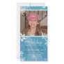 Swirly Snow Holiday Photo Card