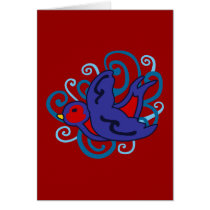 Swirly Swallow Cards