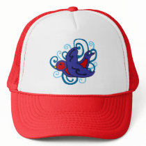 Swirly Swallow Trucker Hat