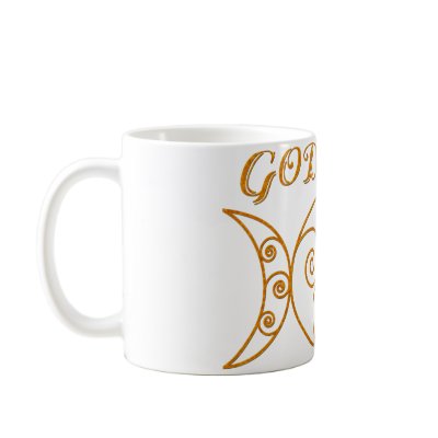 Swirly Triple Goddess Symbol Coffee Mugs by sixteenthkid