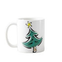 Swish Christmas Tree mugs