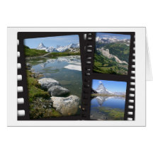 Swiss Alps filmstrip card