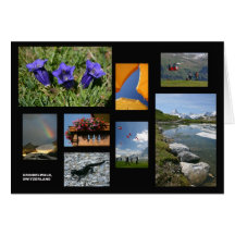 Swiss Alps multi-image card
