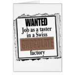 Swiss Chocolate Card