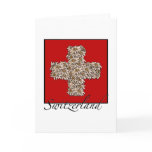 Swiss Edelweiss Cross Card