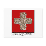 Swiss Edelweiss Cross Post Cards