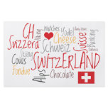 Swiss Events, Fondue Parties, Switzerland Theme Custom Flyer