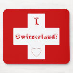 Swiss flag mousepads