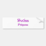 Swiss Princess Bumper Sticker