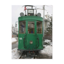 Swiss trams at BVB M-Parc depot, Basel Post Cards