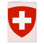 Switzerland Coat of Arms detail Greeting Card