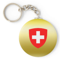 Switzerland Coat of Arms Key Chain