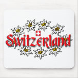 Switzerland Edelweiss Mousepad