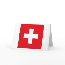 Switzerland Flag Greeting Card