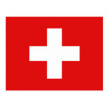 Switzerland Flag Postcard