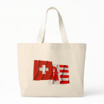 Switzerland & Jura Waving Flags bags