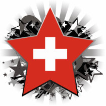Switzerland Star Photo Cut Outs