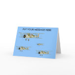 Swordfish Biplane  greetings card