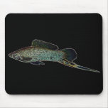 Swordtail glowing mousepad