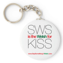 SWS is the Welsh for Kiss! keychains