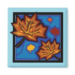 Sycamore Leaves magnets