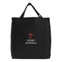 SYDNEY, AUSTRALIA  BLACK TOTE embroidered bags